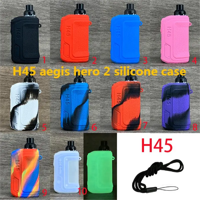 

New Silicone case for H45 aegis hero 2 protective soft rubber sleeve shield wrap skin shell 1 pcs