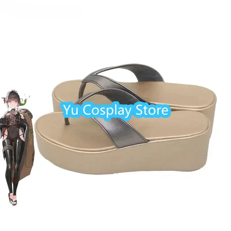 NIKKE The Goddess of Victory Sakural Cosplay Shoes Slippers PU Leather Shoes Cosplay Prop Halloween Carnival Boots Custom Made