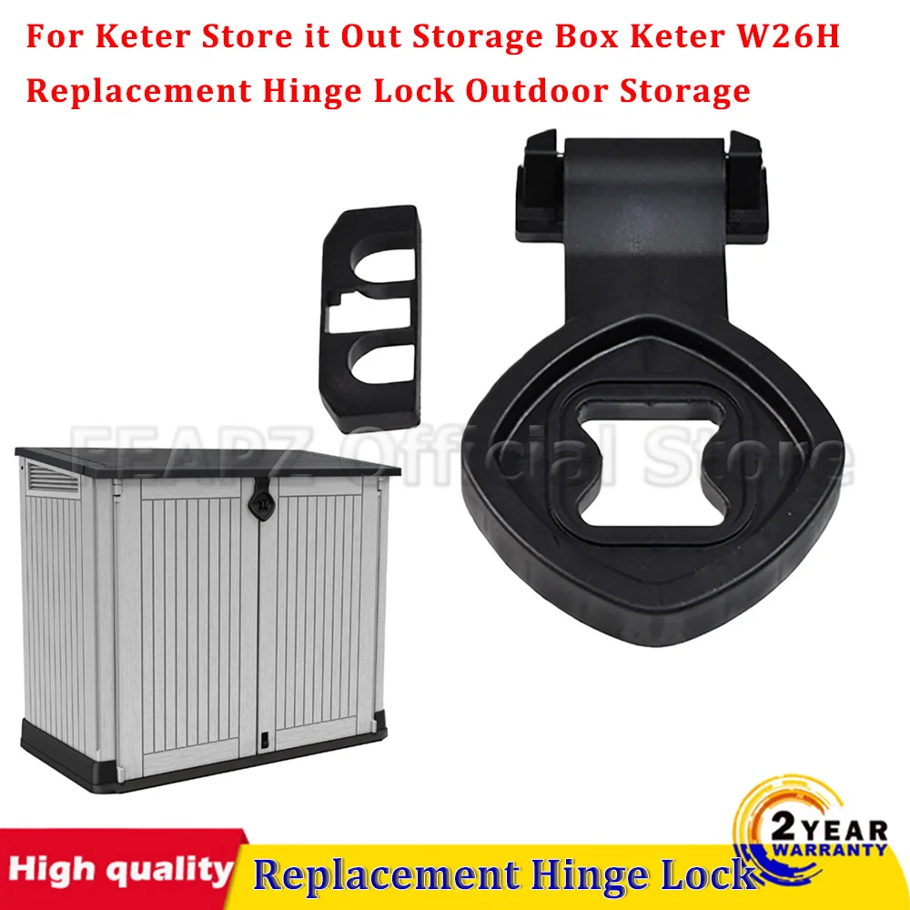 

New Replacement Hinge Lock Outdoor Storage For The Keter Store it Out Storage Box Keter W26H - Keter Store it Out Midi Hinge