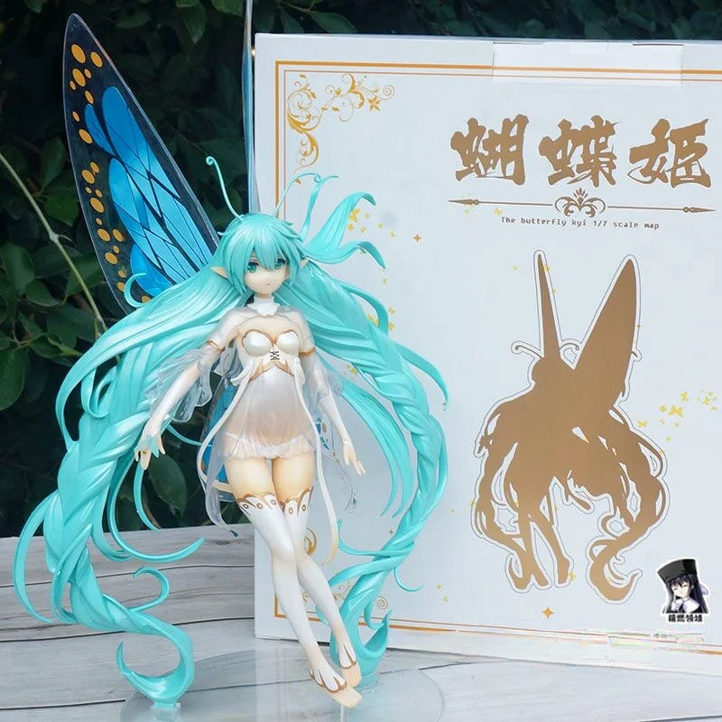 

Hobbybeat Original 35cm Hatsune Miku Butterfly Girl Anime Figure Statue Model Collectible Decoration Figurine Toy Doll Girl Gift