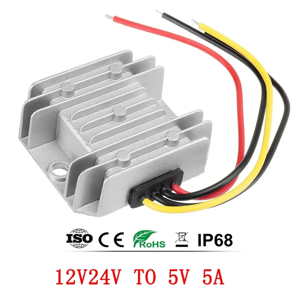 12V 24V to DC 5V 5A 10A DC DC Buck Step Down Voltage Power Converter  Switching Power Supply
