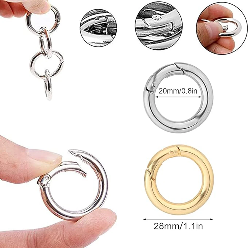 20x Premium Ensures Durability In These Camping Travel Hiking Key Chain Spring O Ring Fixed Trigger