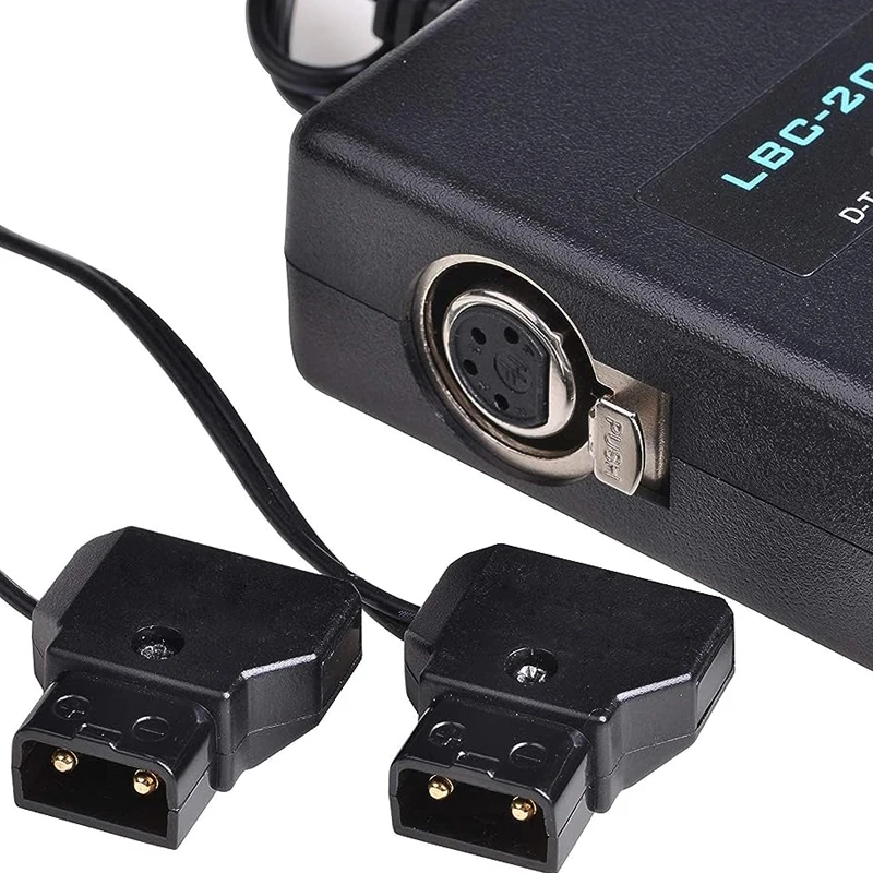 LBC-2C المزدوج D-TAP محول الذكور ، بث الصف الخامس ميناء ، بطارية كبيرة ، الطاقة الفرعية الصغيرة ، 16.8 فولت