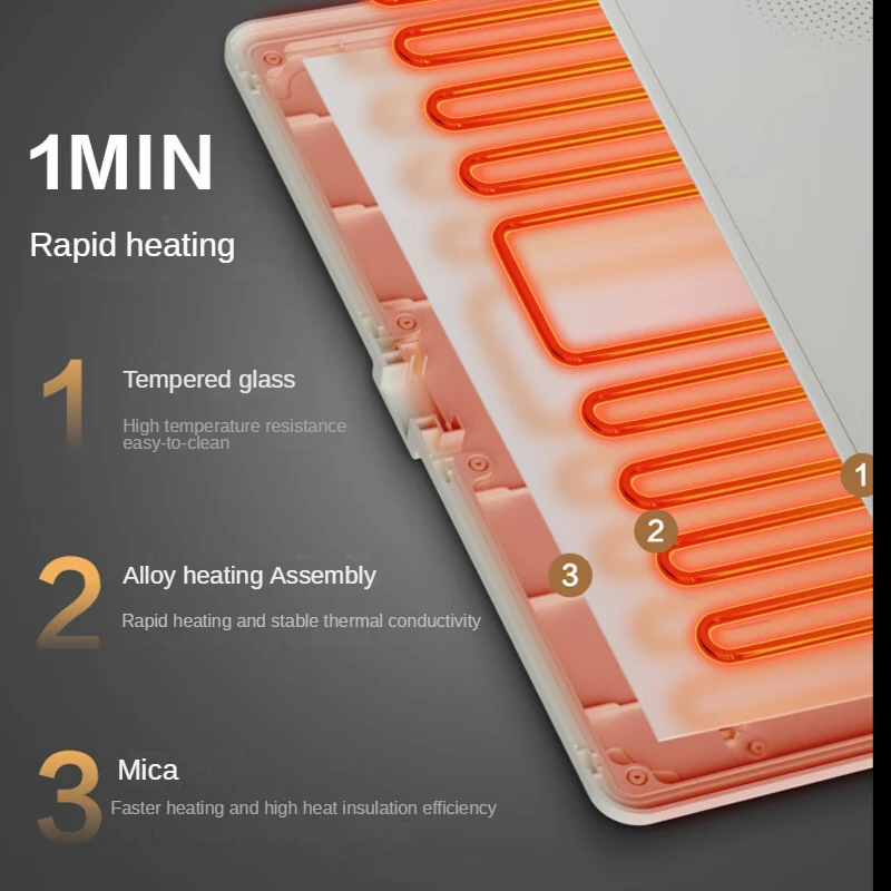 Supor Folding Food Warmer Household 9th Gear Temperature Regulating Dishes Insulation Board Removable Food Warming Board 220V