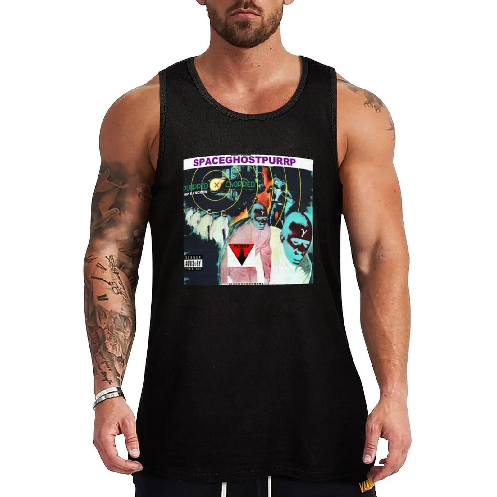 Purpped & Chopped (SpaceGhostPurrp) Tank Top summer Men's tops bodybuilding t-shirt T-shirt male