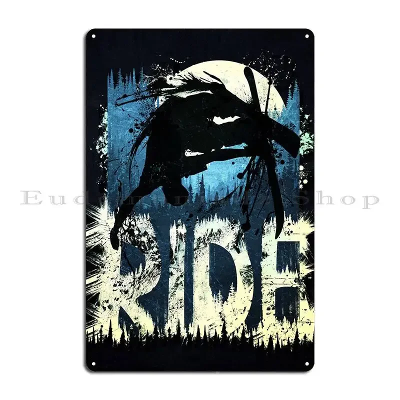 Ski Metal Sign Painting Iron Create Customize Wall Decor Tin Sign Poster