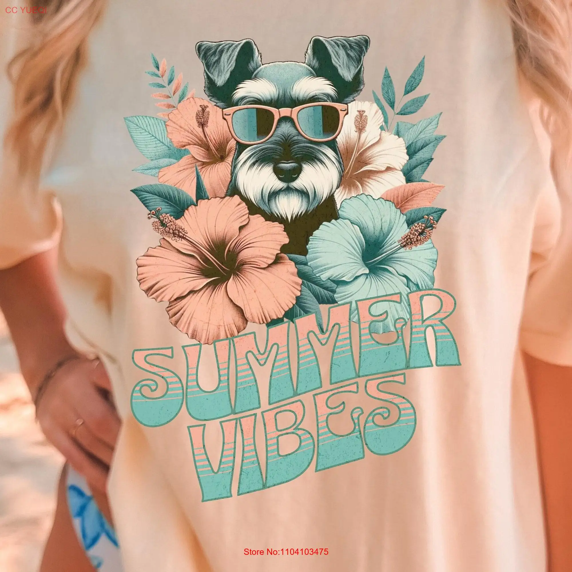 

Летняя футболка Schnauzer для влюбленных, собак, мамы, владельца мамы, с длинным или коротким рукавом