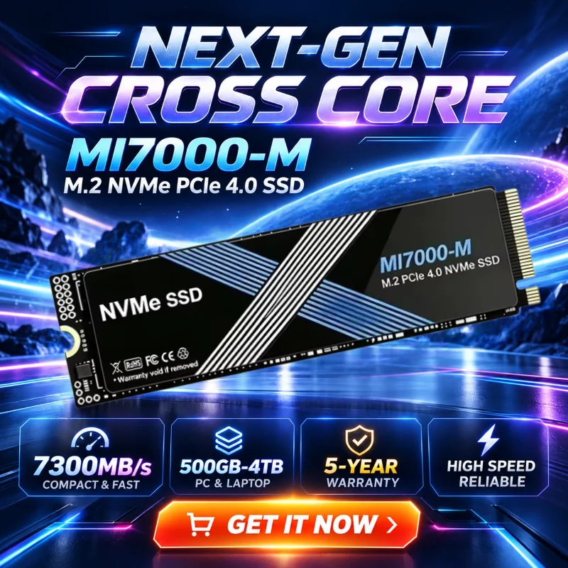 M.2 Nvme 4Tb Pcie 4.0 Ssd - MI7000-M SSD M.2 NVMe PCIe 4.0,
