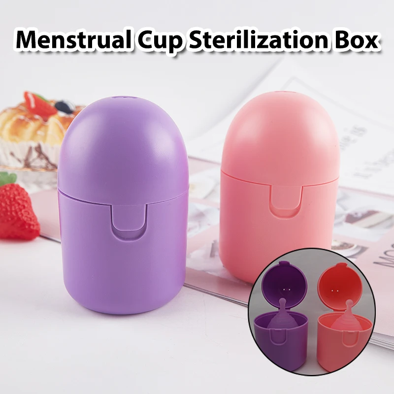 Menstrual Cup Disinfection Storage Box Leak-proof Lady Women Menstrual Period Cup Storage Bag Period Cup Case Feminine Hygiene