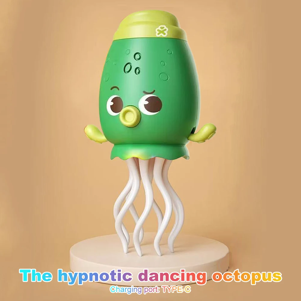 لطيف الرقص الأخطبوط طفل لعبة الحيوانات الأليفة الإلكترونية الكرتون التطوير التفاعلي تتحرك التعليم طفل لعبة عيد ميلاد هدية الكريسماس