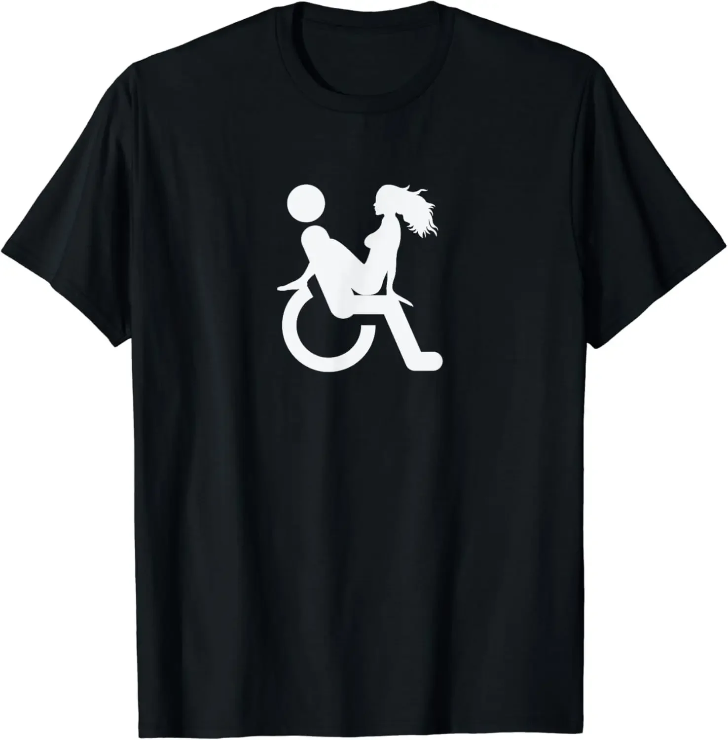 Funny Wheelchair Humor Joke for A Disability in A Wheelchair T-Shirt Graphic T Shirts Mens Clothes Tops Camisas Streetwear