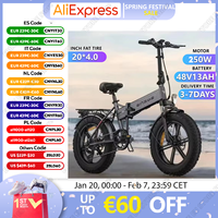 Electric Bicycle ENGWE EP-2PRO Folding 250W Powerful Motor 48V13Ah Lithium Battery E Bike Adult 20*4 Inch Fat Tire Electric Bike