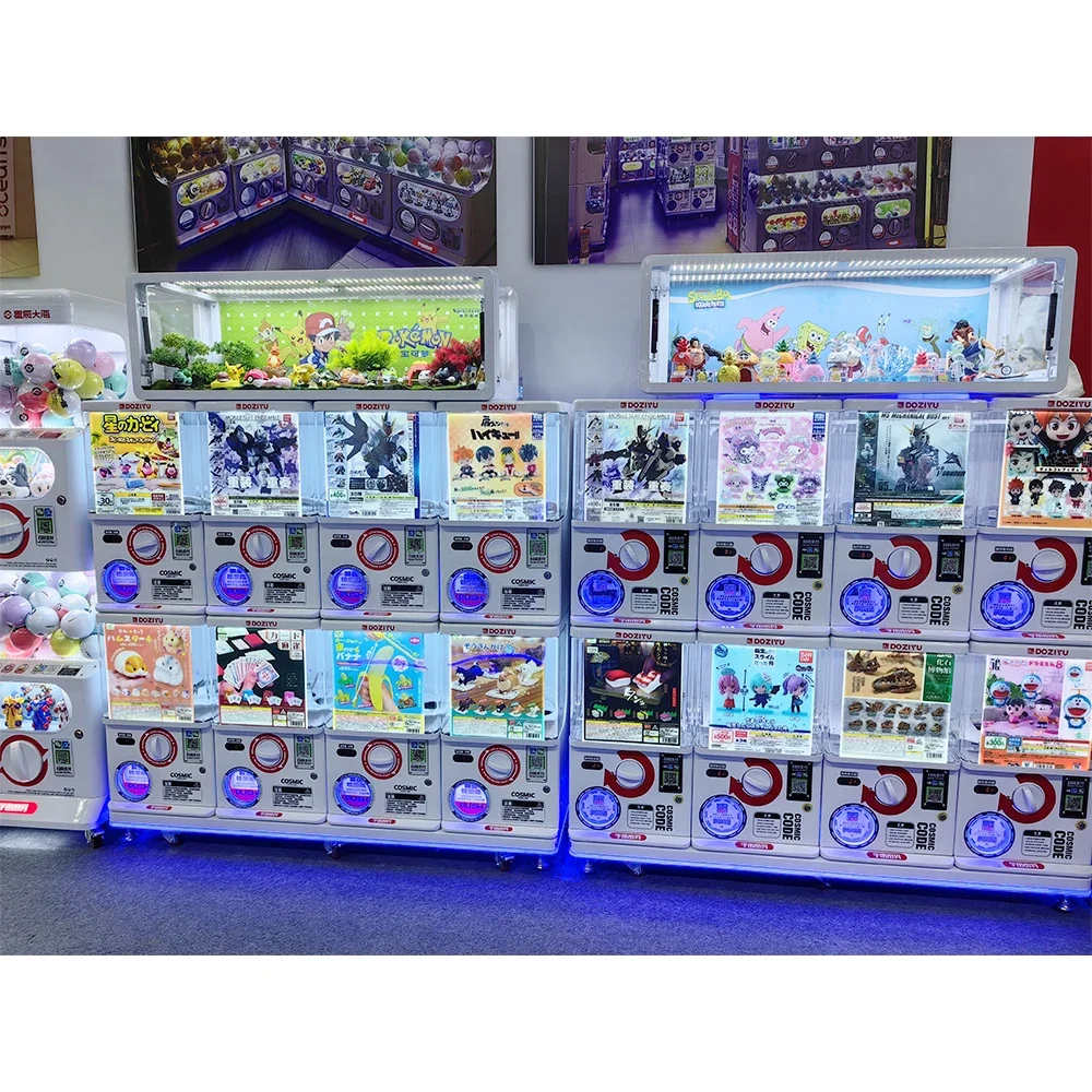 

# Новое поступление, капсула с монетоприемником Gashapon, торговый автомат Doziyu Gachapon, капсульная игрушечная машина