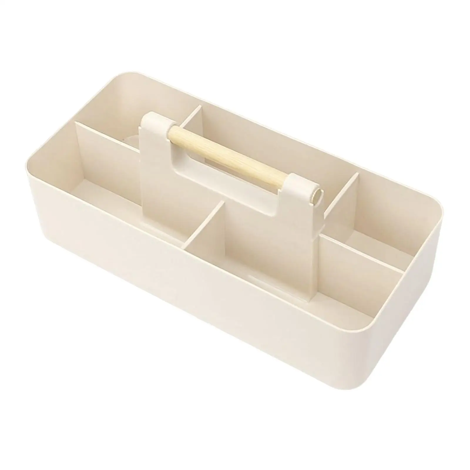 1 Piece Storage Box W/ Handle Classification Stackable for Desktop Cabinets