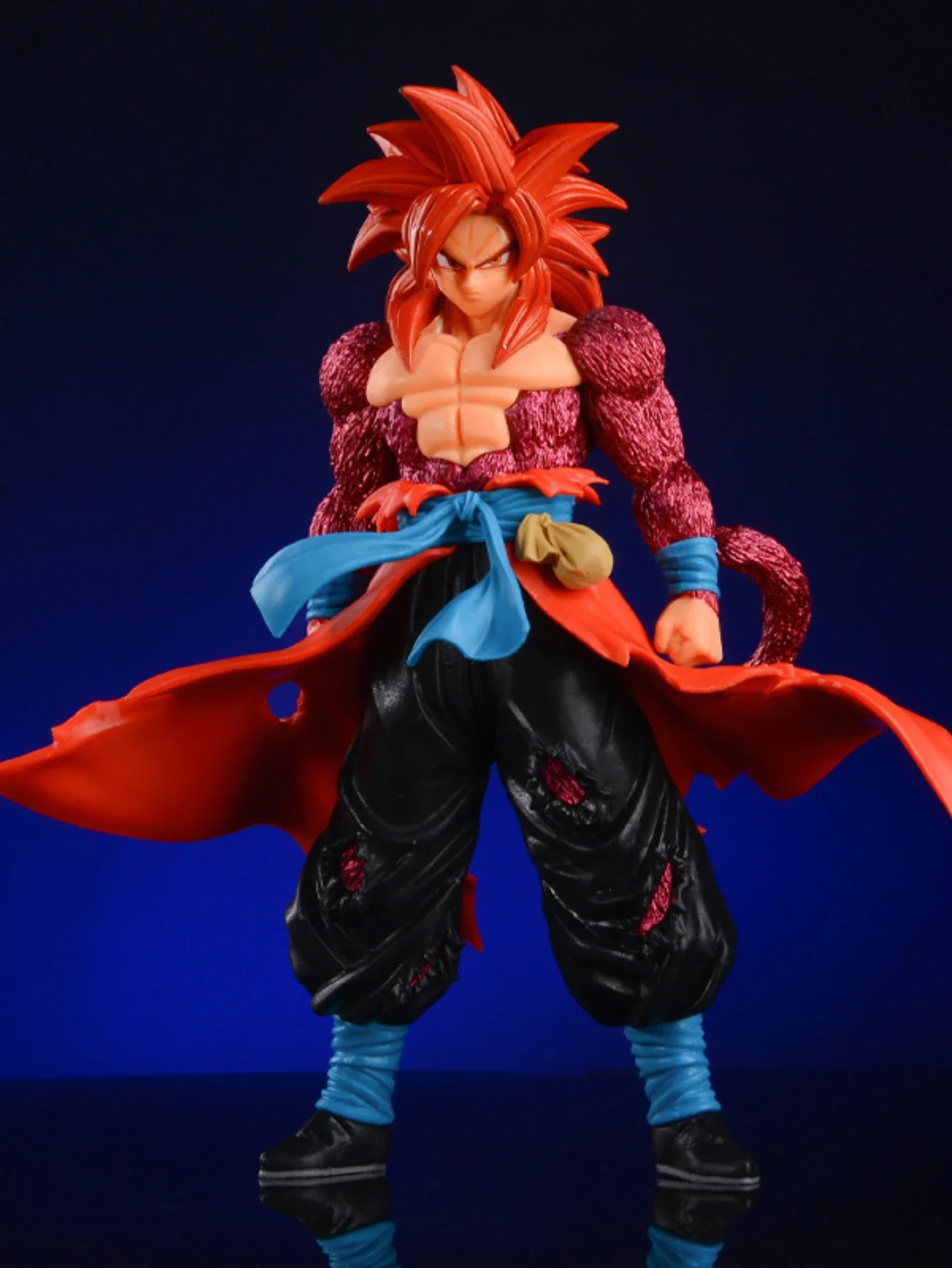 27cm Hole Toys Dragon Ball Anime Heroes Figure Super Saiyan Son Goku ZENO Pvc Statue Action Figures Collection Model Toy Gifts