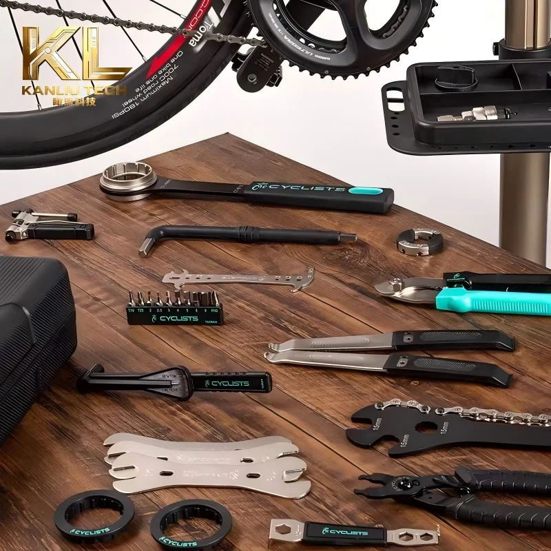 CYCLISTS Bicycle Repair Tools 27 In 1 Cycling Multitool Chain Pedal BB Wrench Hex Key Bike Repair Kit CT-K02