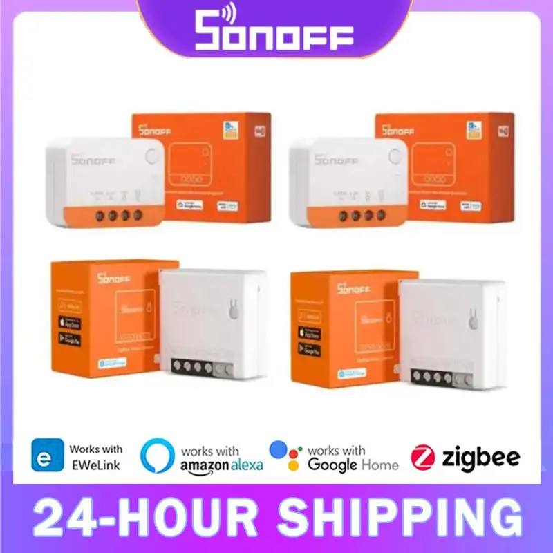 SONOFF ZBMINI-L2/ ZBMINI Zigbee DIY Smart Switch Module No Neutral Wire Required 2 Way Control Home Automation For Alexa EWelink