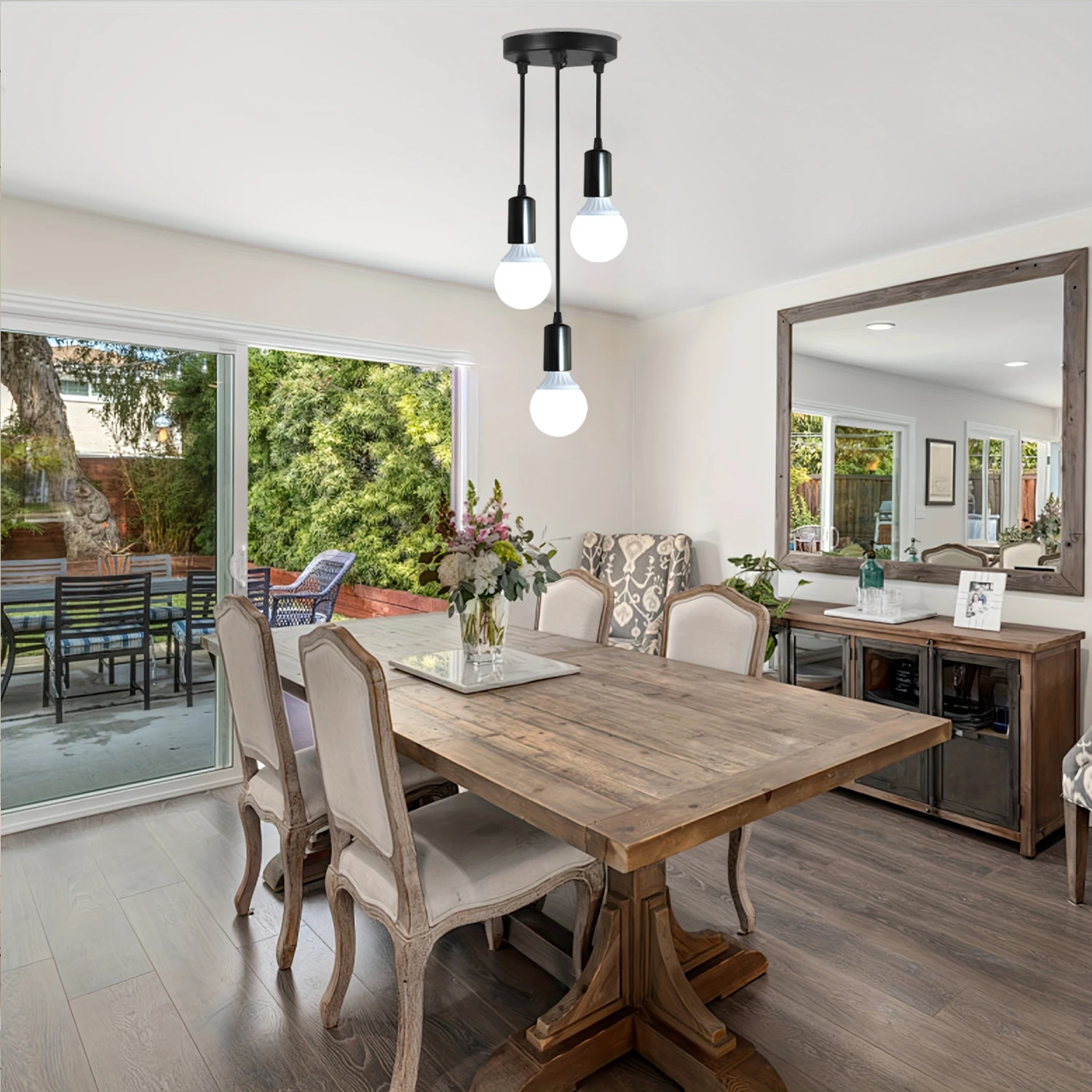 Nordico moderno e minimalista E27 lampadario camera da letto sala da pranzo cucina scala ingresso bagno apparecchi di illuminazione