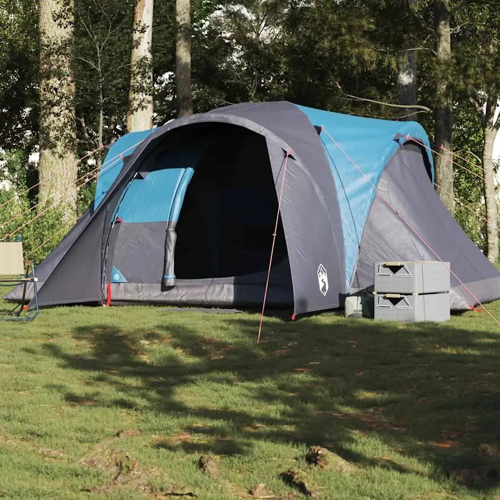 

Family Tent Dome 6-Person Blue Waterproof
