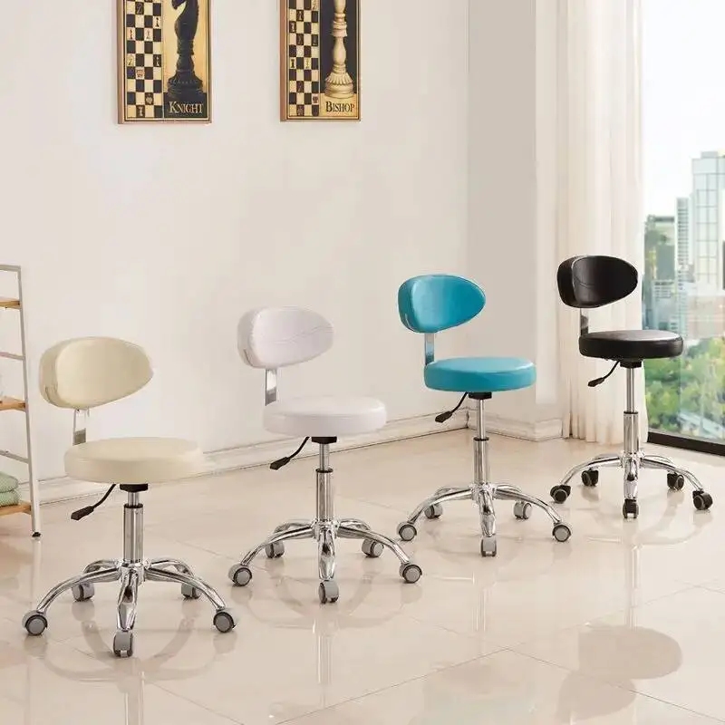 

Chairs Beauty Stools Backrests Hair Cutting Doctors Hairdressing Workers Chairs Nurses Rotating Saddle Sedie Salon Furniture AA
