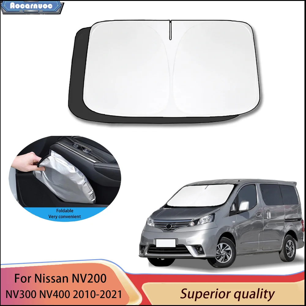 

Fit For Nissan NV200 NV300 NV400 Thermal Car Visor Cover - Reflective Sun Shade for Windshield 2010-2021
