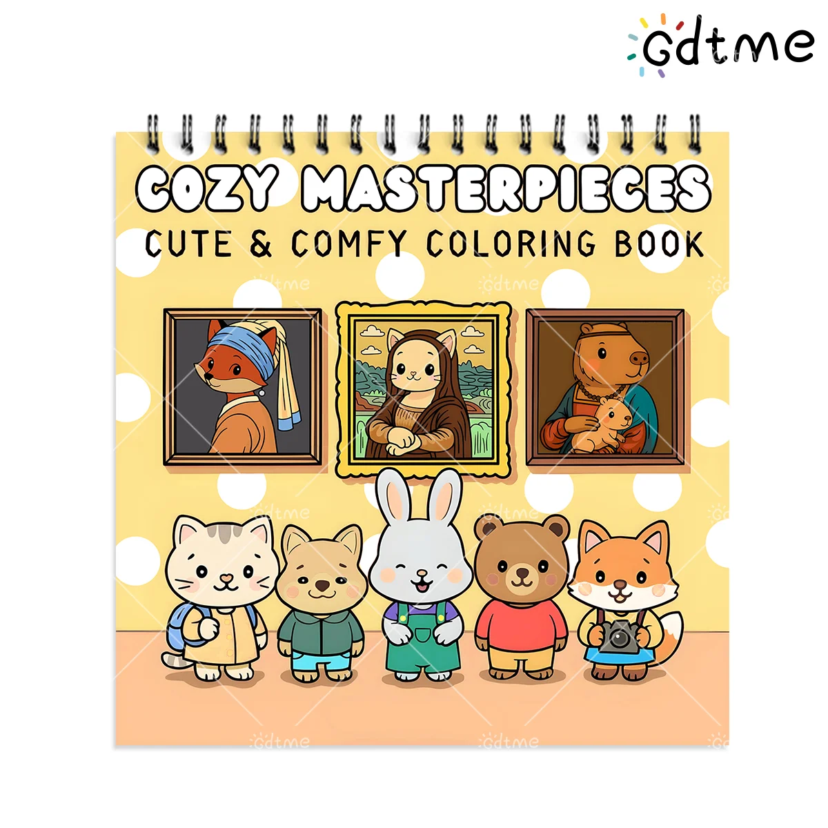 COZY MASTERPIECES Coloring Book for Adult Spiral binding 24page for Relaxation Kid Educational Toys DIY Painting Drawing Book ﻿