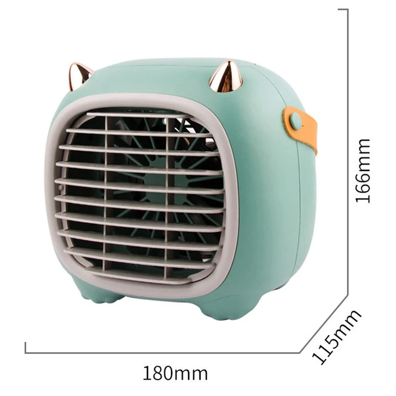 Refrigeration Air Conditioning Desktop USB Mini Portable Dormitory Mute Office Charging Cooling Water Spray Fan