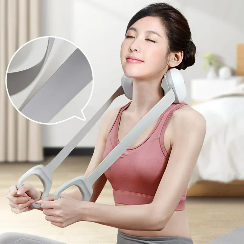 

Wireless Hot Compress Cervical Massager, Constant Temperature Neck Kneading, Spine Massage Pull Belt, Neck Therapy Tool