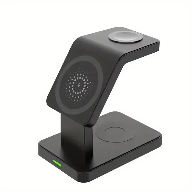 3 in 1 磁気ワイヤレス充電器 スマホホルダー スタンド iPhone 17 16 15 14 13 12 Pro Max Apple Watch 9 Airpods Pro 急速充電対応