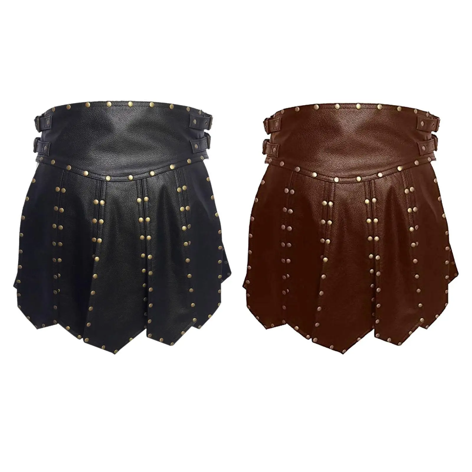 رجل القرون الوسطى بو الجلود تأثيري النقبة قابل للتعديل فائدة تنورة المحارب الاسكتلندي زي للحزب المرحلة كرنفال صور الدعائم #1