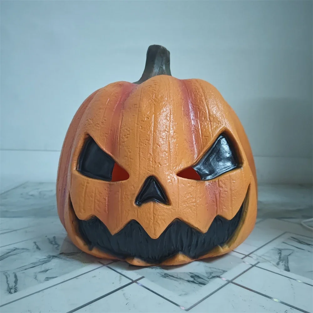 Dynia diabeł maska Halloween Horror przebranie na karnawał nakrycia głowy karnawał impreza Horror element ubioru rekwizyty nawiedzony dom Prank maska lateksowa
