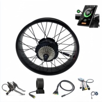 Bafang 48V 1000W 20/4.0/26*4.0 Inch wheel Conversion kits with G062 Bafang Rear Cassette motor for fatbike, Drop Out 175mm/190mm