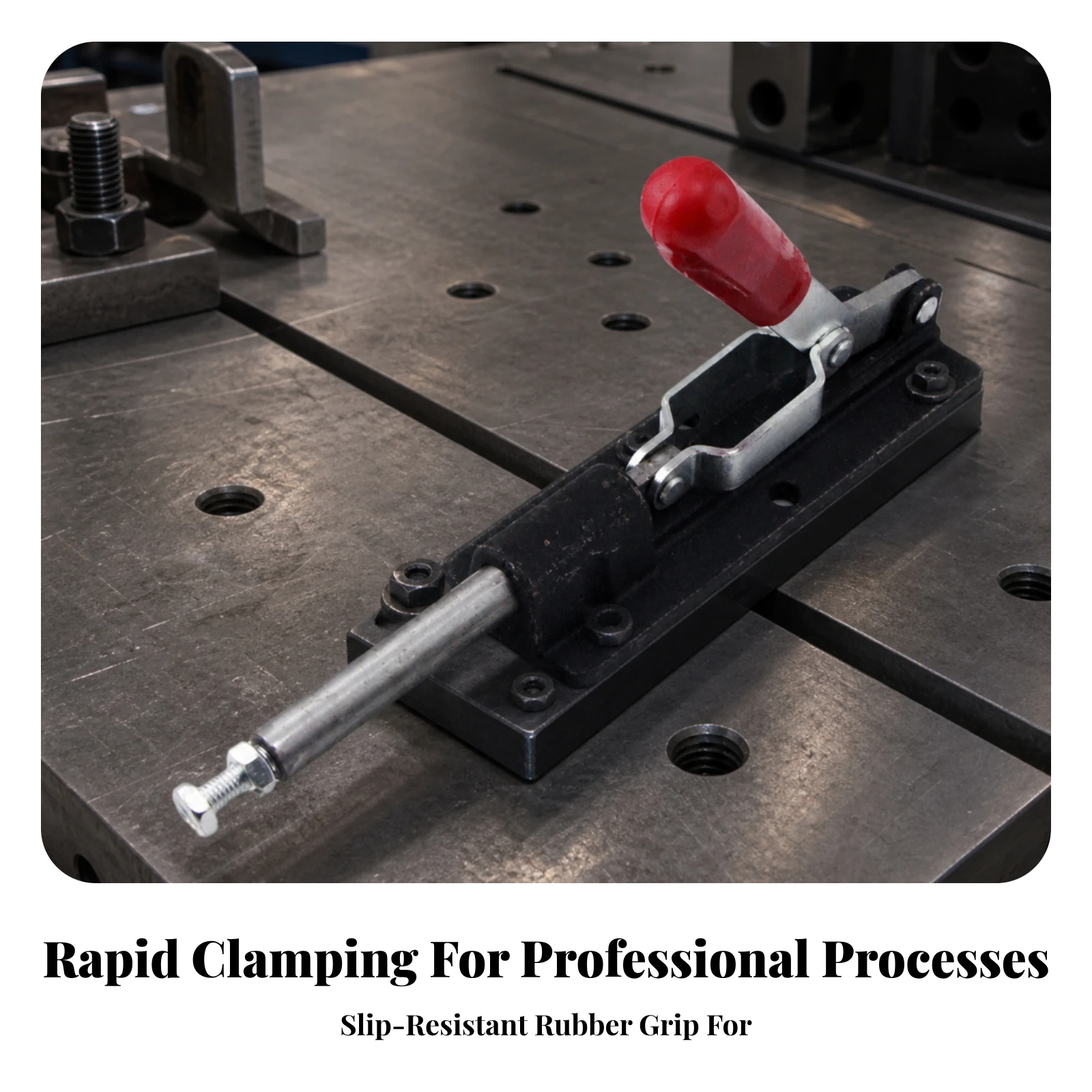 Push-Pull Toggle Clamp Adjustable Quick Clamp Fixture High-Performance Wear-Resistant for Woodworkers, Woodworking Jigs