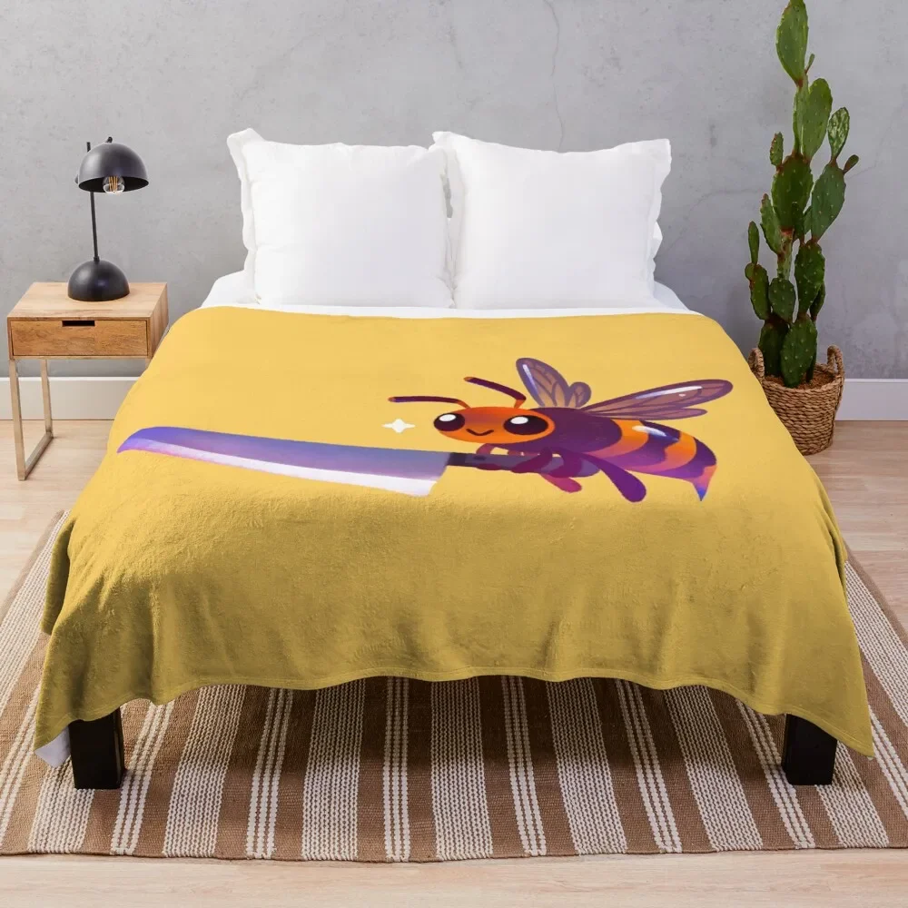 Asian giant hornet Throw Blanket Multi-Purpose Warm Sofa Throw Cute Plaid Blankets