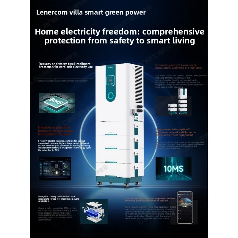 power generation panel energy storage integrated machine 380v220v full system high power