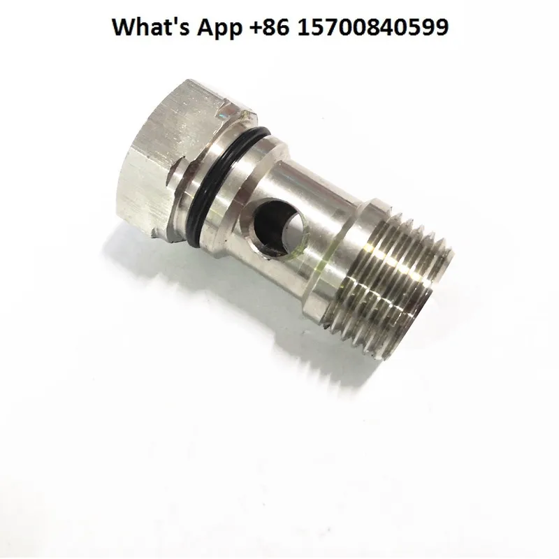 Pump head pressure regulator three-way screw four-point joint 250kg 300bar fog valve