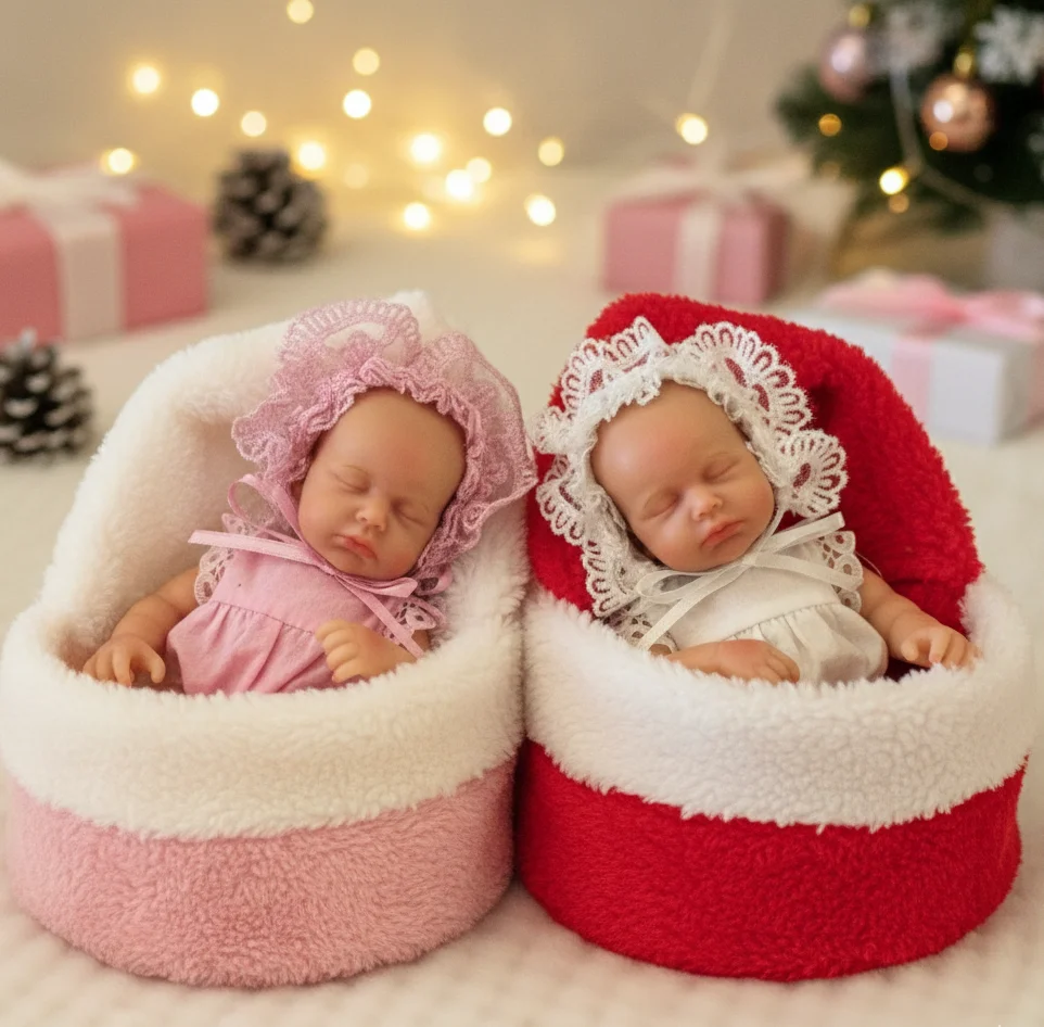 

LouLou Mini Palm, 1 шт./2 стиля, водонепроницаемые куклы для девочек Reborn de Silicona с краской для кожи, реалистичные настоящие Reborn Girl