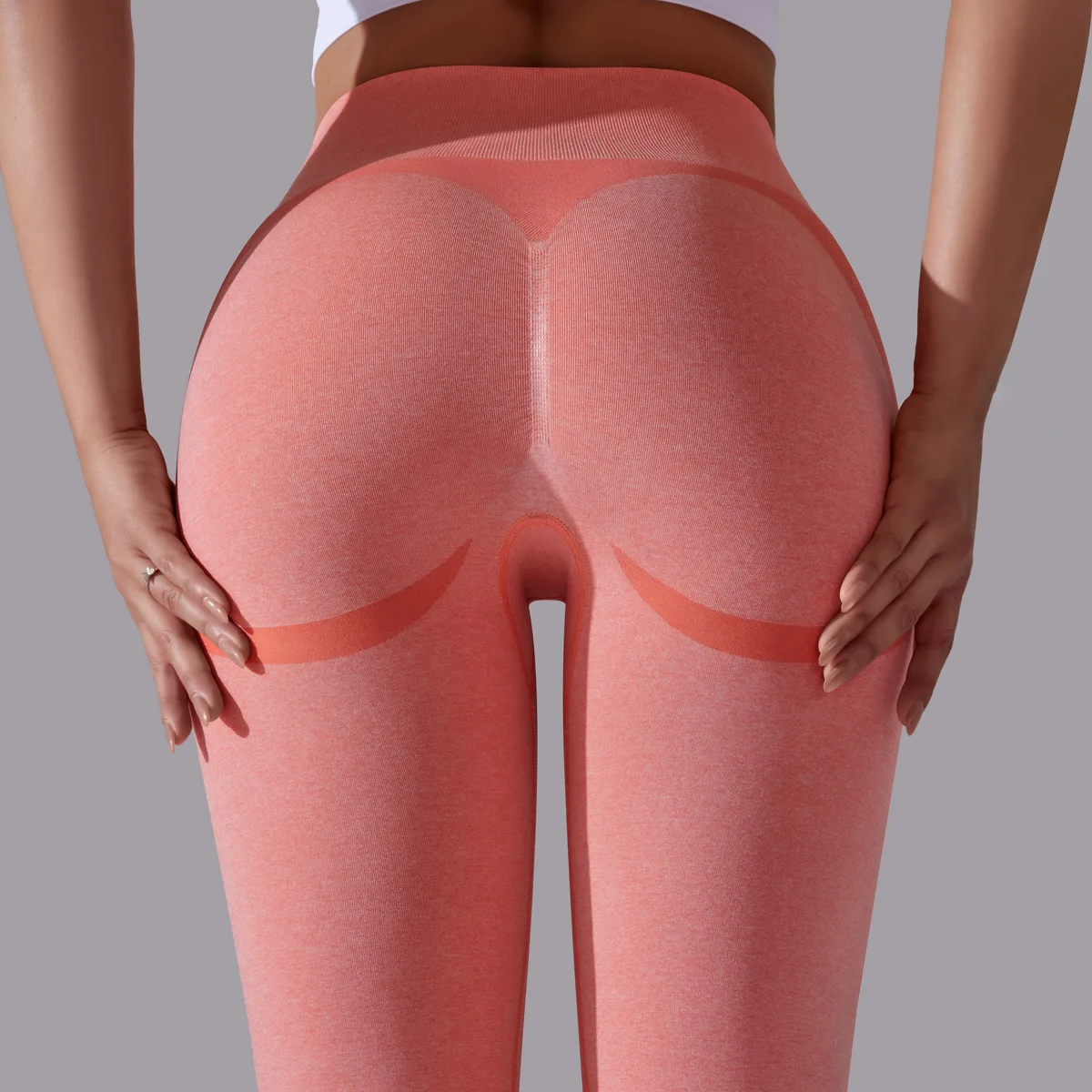 Calças quentes elásticas moda feminina cintura alta ginásio esportes collants senhoras sem costura simplic magro sólido calças esportivas leggings de treino