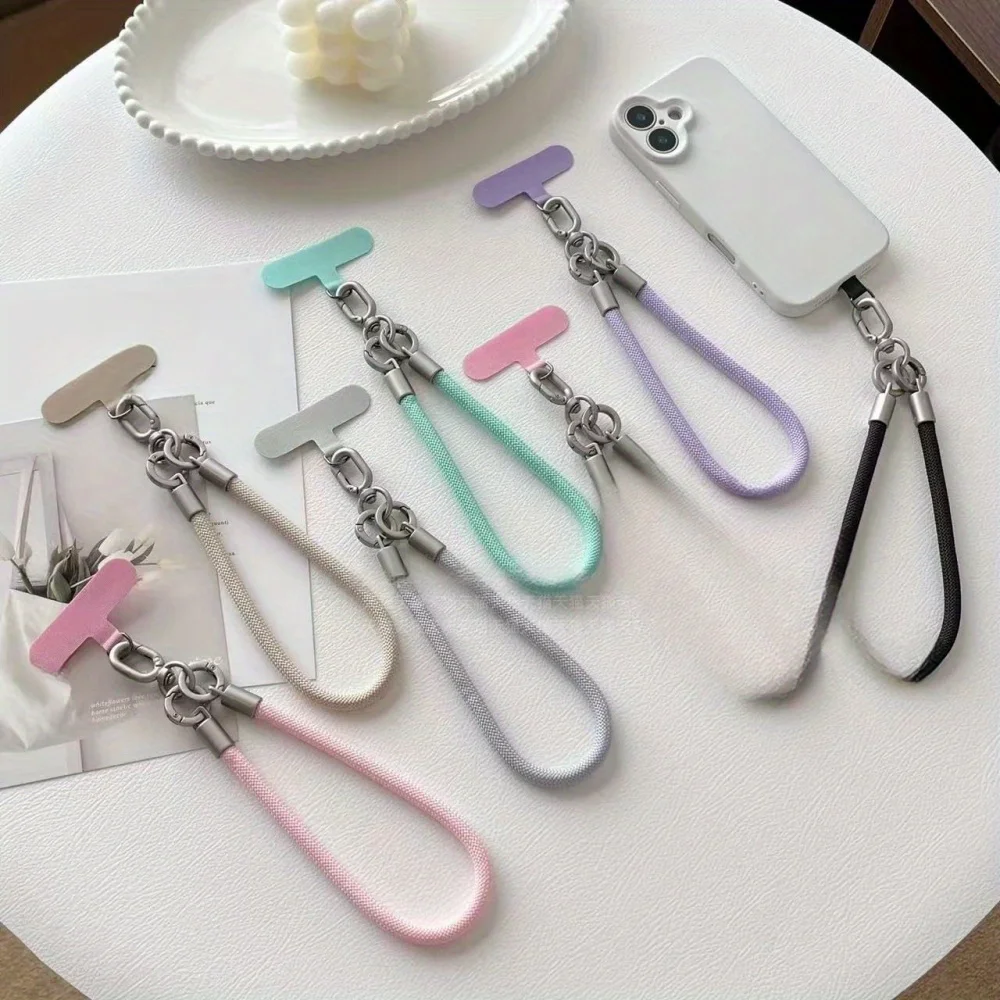 

[3A42] Толстый ремешок для мобильного телефона, браслет с защитой от потери, противоугонная страховочная веревка, мужская веревка на запястье, женская высококачественная металлическая пряжка