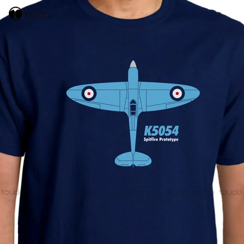 Camiseta Aeroclassic Spitfire prototipo K5054, camisetas personalizadas para adolescentes, camisetas con impresión Digital Unisex, nuevas y populares
