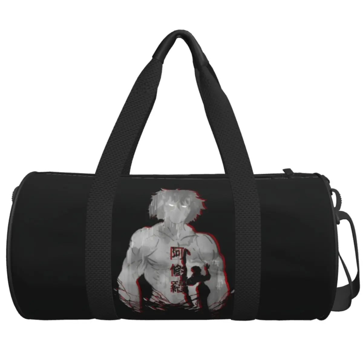 

Спортивная сумка Baki Jack Yujiro Hanma, спортивная сумка для бодибилдинга, манга-сумка из оксфордской ткани, большая вместительная дорожная сумка, милая сумка для фитнеса для пары