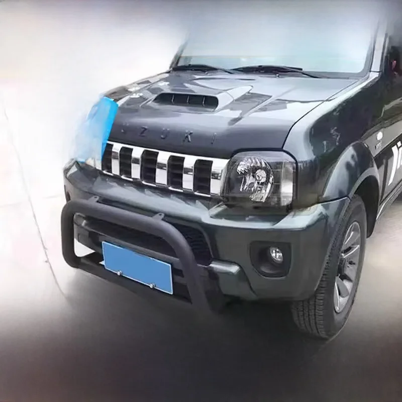 Для Suzuki Jimny JB33 JB43W JB64 JB74 2007-2026 Передний бампер-защита (бульбар) без лебедки, внешние аксессуары для бездорожья