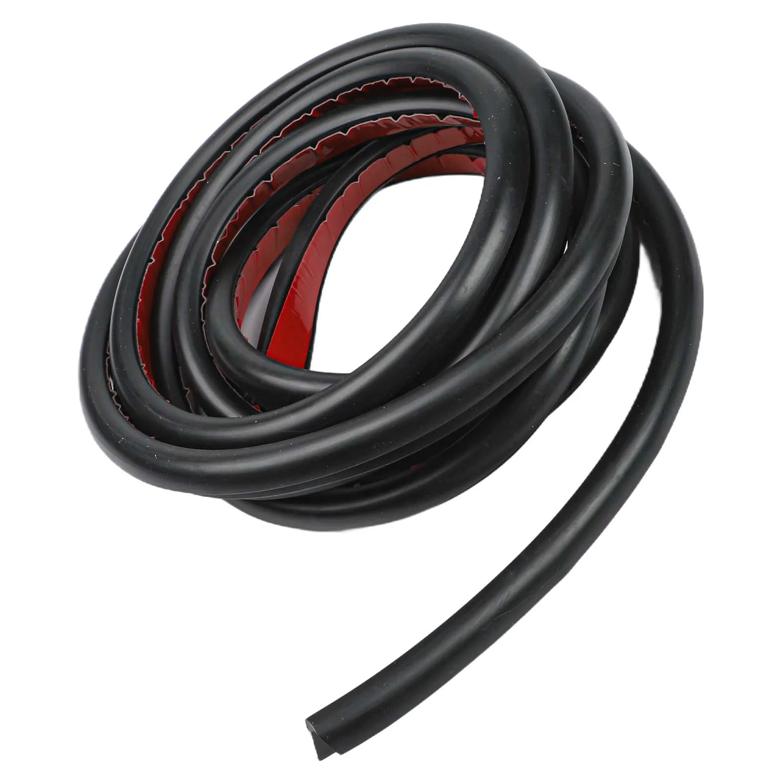 Self Black J-Shape Rain Gutter TPE Material Roof Water Diverter Strip For Car RV Boat Window Drainage Accessories