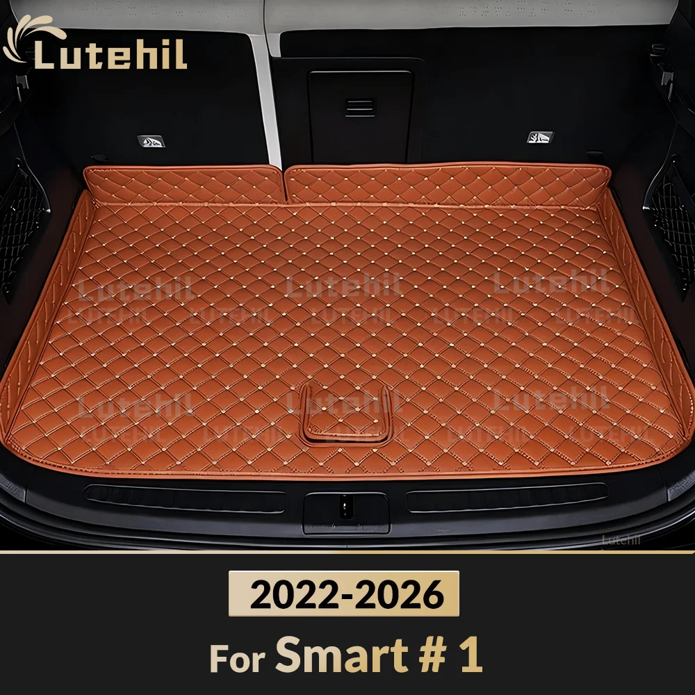 

Lutehil Car Trunk Mat For Smart 1 2022-2026 2025 2024 2023 Custom Car Accessories Auto Interior Decoration