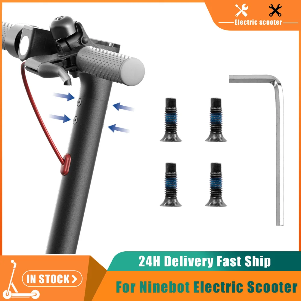 Electric Scooter Original Handlebar Front Fork Tube Screws Hexagon Handle Parts Kits for Xiaomi M365 Ninebot Max G30 F20 F30 F40