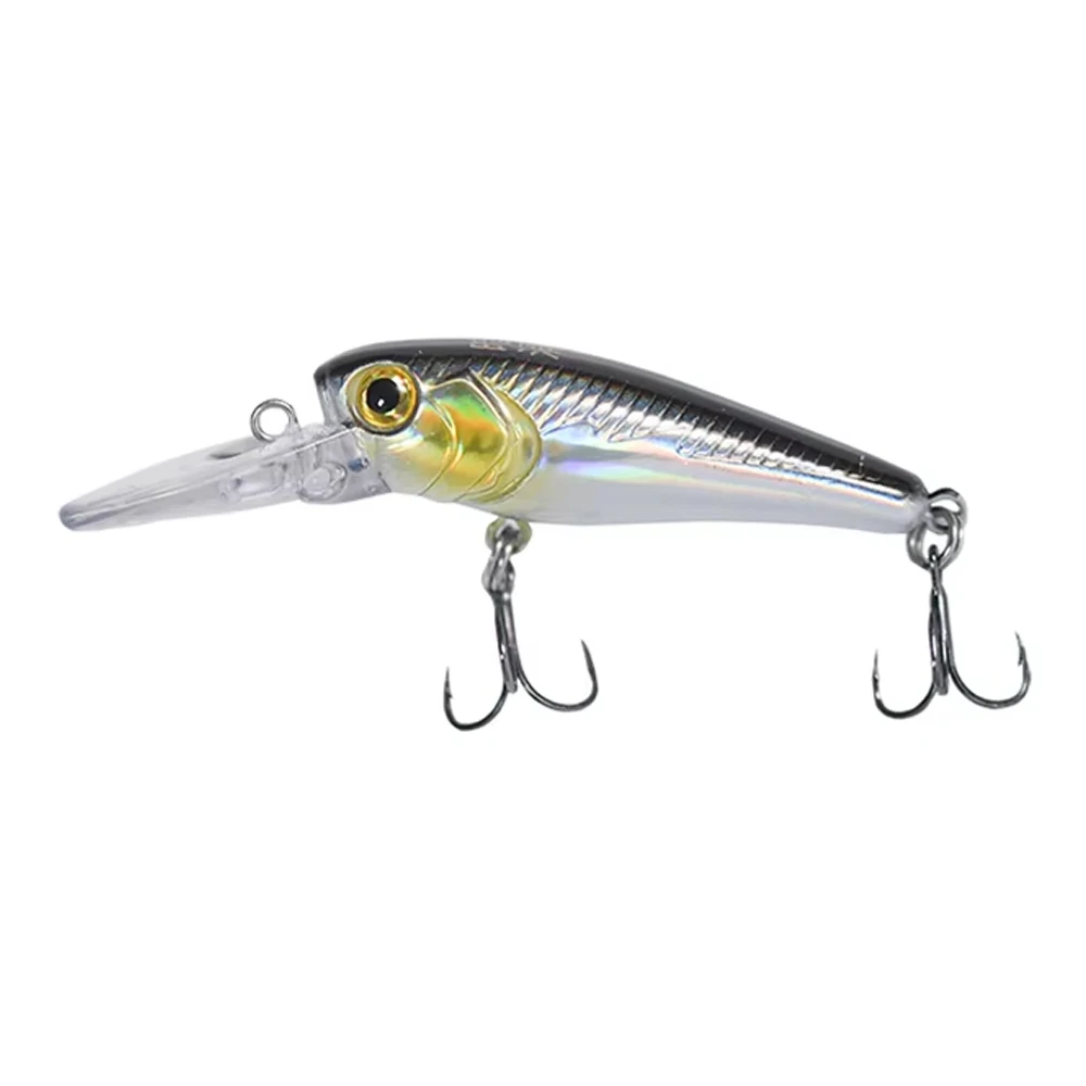 1Pcs Schwimmende Angeln Lockt Minnow Harten Köder 40mm 3g Hochfrequenz Schaukel Wobbler Crankbait Karpfen Barsch stecker Angelgerät