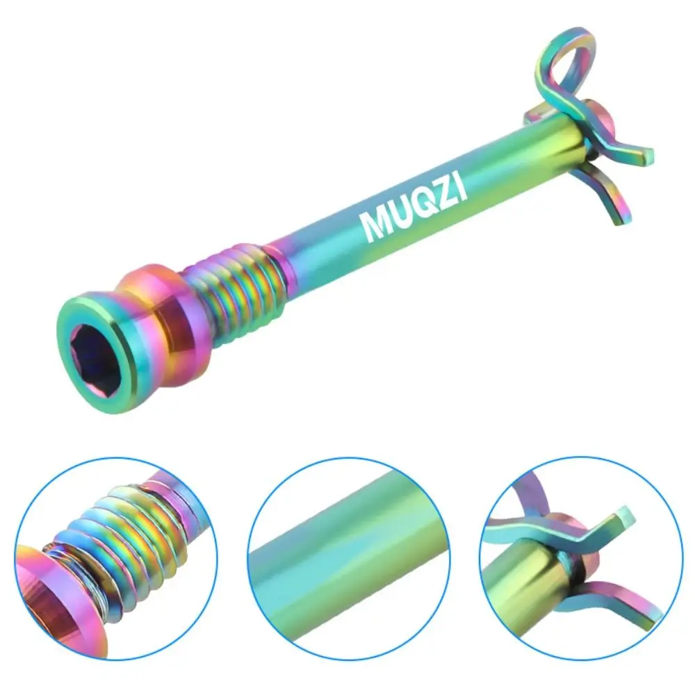 2PCS Portable Titanium Bicycle Disc Brakes Screws Multicolor Gold Silver Lightweight Disc Brake Pad Bolts Bicycle Parts