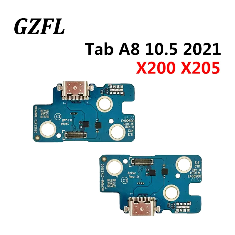 

For Samsung Galaxy Tab A8 10.5 2021 X200 X205 USB Micro Charger Charging Port Dock Connector Microphone Board Flex Cable