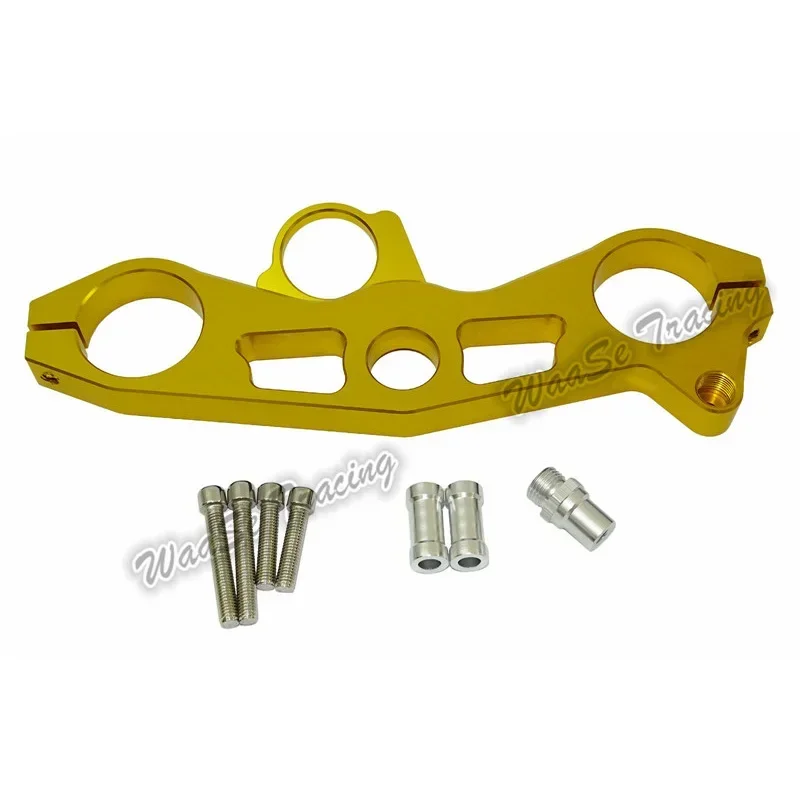 waase For Kawasaki Ninja ZX-6R ZX6R 2009 2010 2011 2012 Motorcycle Front Fork Lowering Triple Tree Upper Top Clamp Yoke