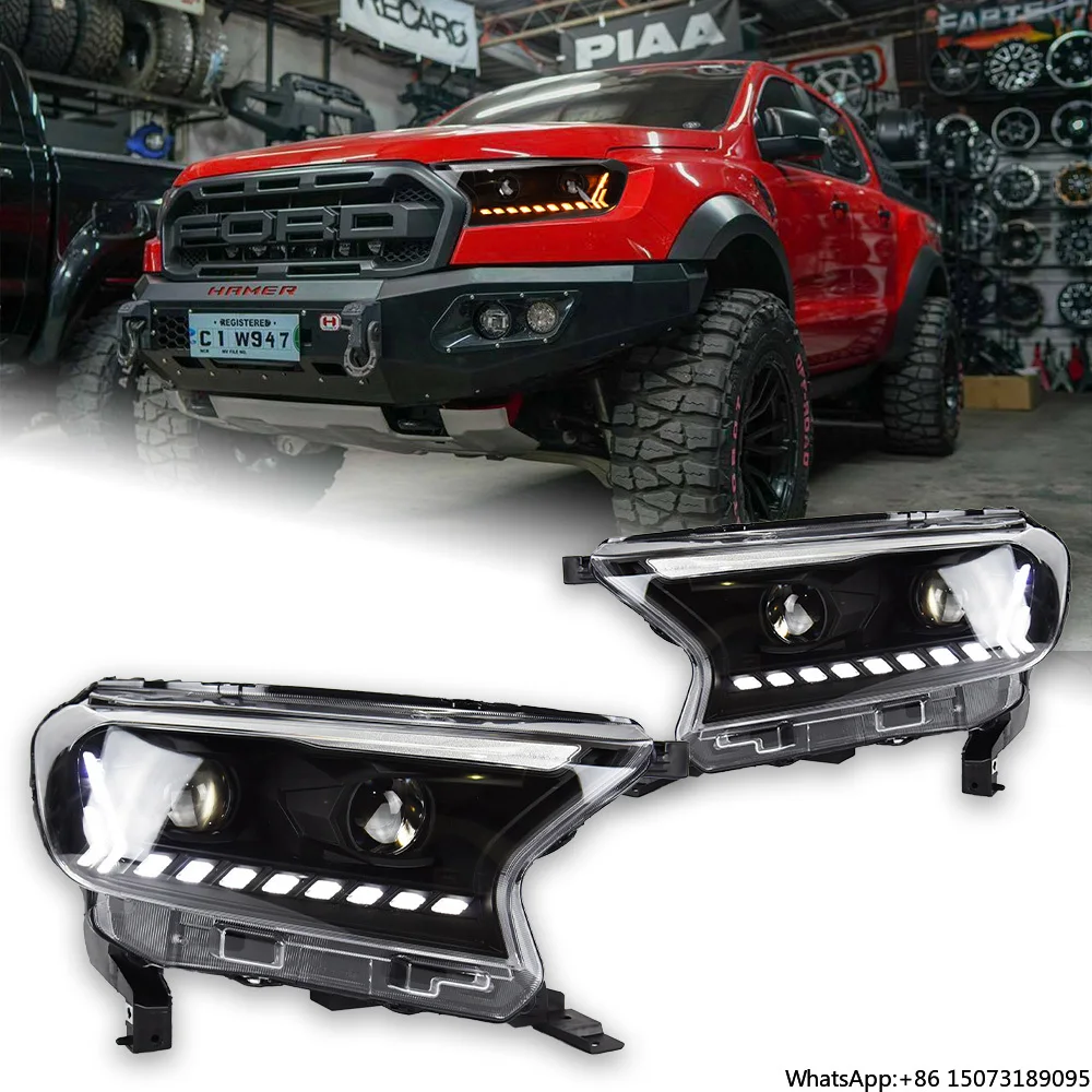 

Car Lights for Ranger Headlight Projector Lens 2016 Everest Dynamic Signal Head Lamp Endeavor LED Headlights Drl Automotive